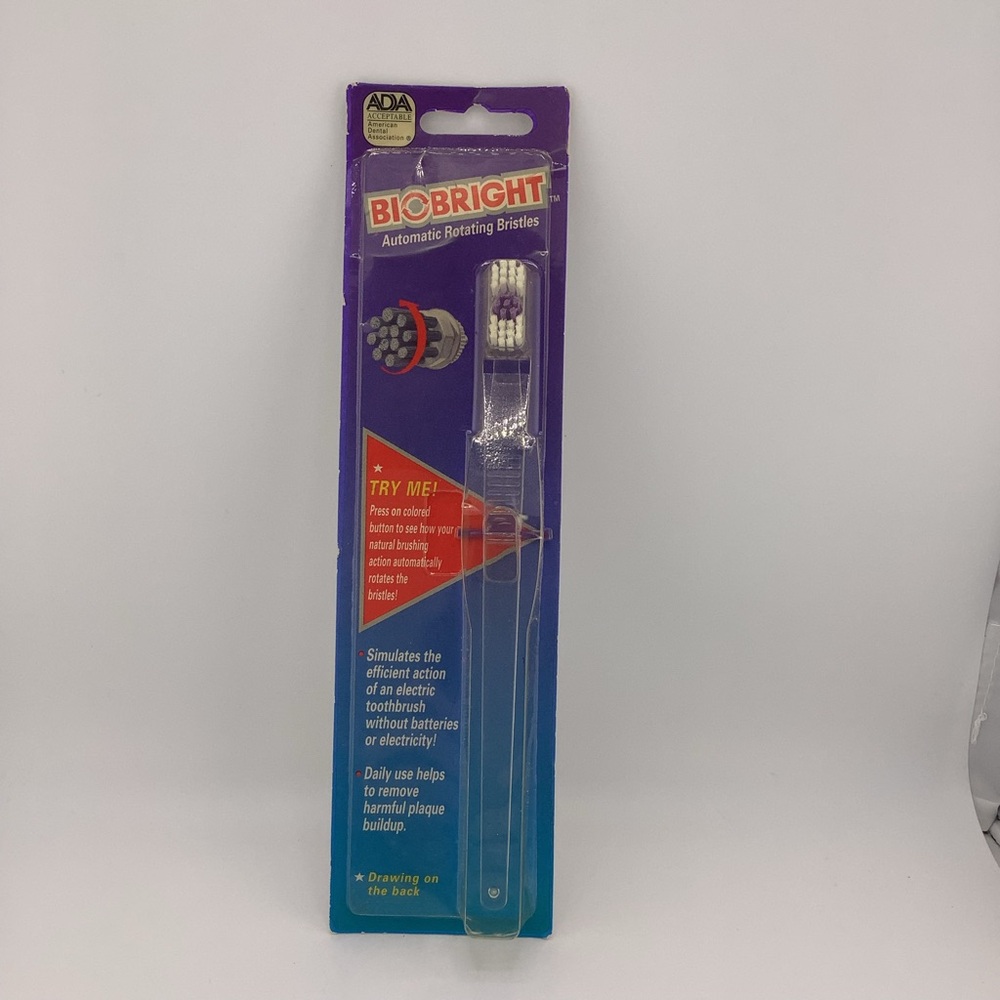Vintage New Biobright Automatic Rotating Bristle Toothbrush